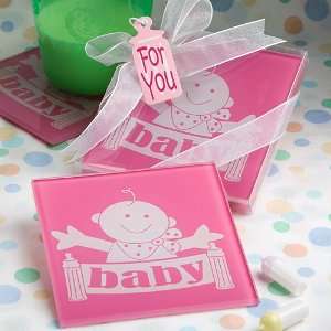  Pink Huggable Baby Design Coasters Baby