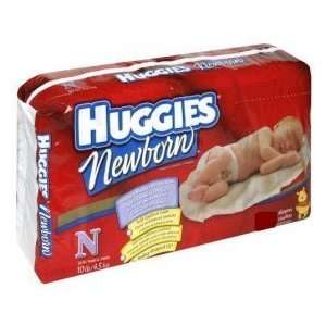  Huggies Gentle Newbourn Diapers ~40 Diapers Health 