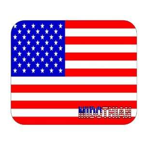 US Flag   Midlothian, Illinois (IL) Mouse Pad Everything 