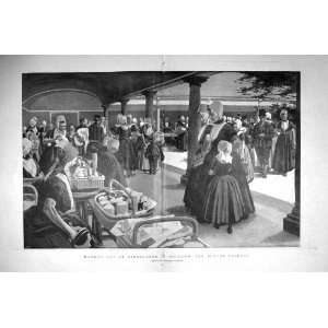  1899 MARKET DAY MIDDELBURG HOLLAND BUTTER SELLERS