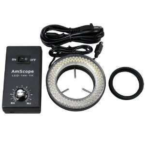   144 LED Microscope Ring Light with Adapter for Stereo Microscopes