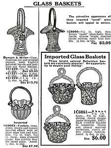 Imported Glass in Butler Bros. catalogs 1901 1941   Bohemian Czech 