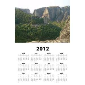  Greece   Meteora   Monastery 2012 One Page Wall Calendar 