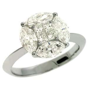  S. Kashi & Sons D3862WG White Gold Diamond Ring   14KW 