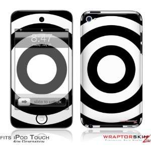 iPod Touch 4G Skin   Bullseye Black and White by 