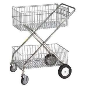  R & B Wire 500 Deluxe Tubular Steel Utility Cart   2 