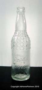 Barqs Rootbeer Soda Bottle Diamond Shoulder 1956 Owens, Illinois VTG 