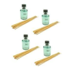  4 Pack Rain Forest Ilio Home Fragrance Reed Diffuser
