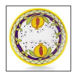  Handmade Melograno Round Platter From Italy Kitchen 