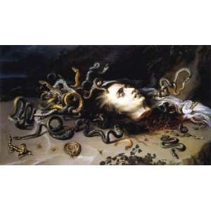  Oil Painting The Head of Medusa Peter Paul Rubens Hand 