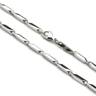 Mens Titanium Steel Link Chain Necklace Fashion Polished Well  
