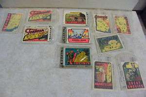 LOT of Vintage WATER DECALS U.S. States+Attractions IOP  