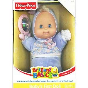  Brilliant Basics   Babys First Doll in Blue Toys & Games