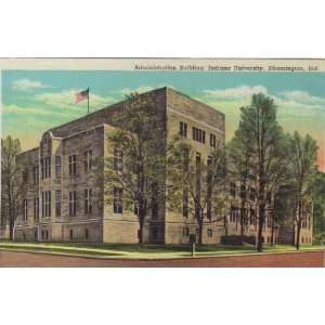   Building Indiana University Post Card 60s 