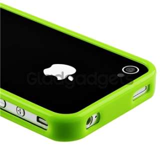 new generic tpu rubber bumper case compatible with apple iphone 4 4s 