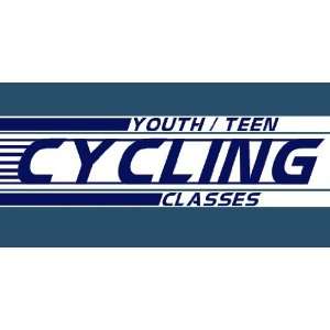  3x6 Vinyl Banner   Teen Cycling Class 