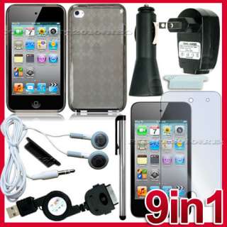 ACCESSORY CHARGER CASE KIT for IPOD TOUCH 4TH GEN 4 G  