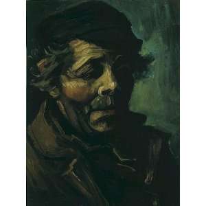 Hand Made Oil Reproduction   Vincent Van Gogh   32 x 42 inches   Head 
