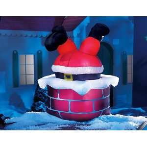  Inflatable Chimney Santa 