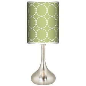  Spring Interlace Giclee Kiss Table Lamp