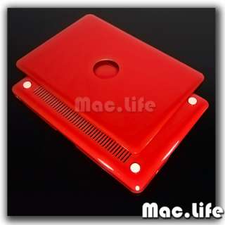 RED METALLIC Crystal Hard Case Cover for Macbook PRO 15  