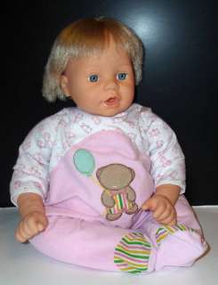 CITITOY DOLL BLONDE   BLUE EYES   WEIGHTED 18  
