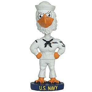   Navy Eagle Bobblehead Military Mascots Resin Paint