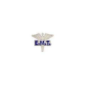  EMT Caduceus Pin Pair Silver and Blue 15/16 Everything 