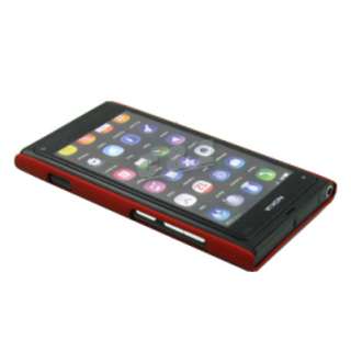   RUBBER CASE BACK COVER + LCD FILM FOR NOKIA LUMIA 800 N800 c  