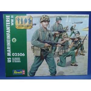  Revell 172 Toy Soldiers WWII US Marines 50 Piece Set 2506 