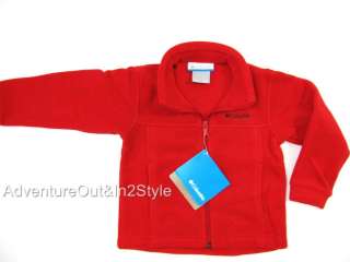NEW Columbia TODDLER Boys Fleece Jacket 2T 3T 4T Retails $26 ~ Bright 