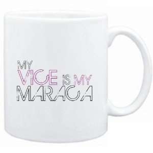  Mug White  my vice is my Maraca  Instruments