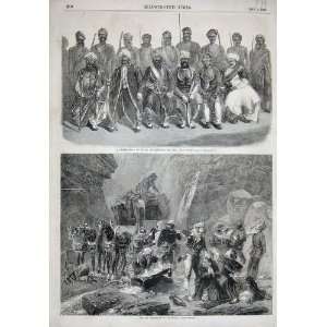  1858 Italian Brigands Kotwal Police Lucknow Men Army