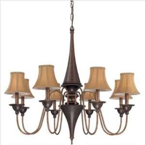Thomas Lighting   M3137 23   Grotto Chandelier in Colonial Bronze with 