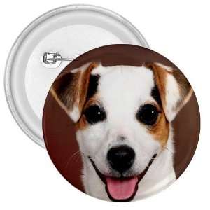  Jack Russell Puppy Dog 6 3in Button E0704 