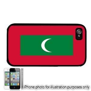  Maldives Maldivian Flag Apple iPhone 4 4S Case Cover Black 