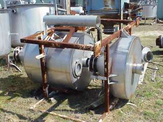 Round Cone Bottom Stainless Steel hopper Buffer Hopper 150 Gallon Tank 