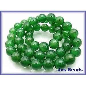  Malachite Green Jade 6mm Round Beads 16 Arts, Crafts 
