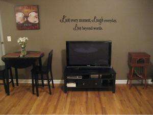 LIVE EVERY MOMENT Wall Art Decal Home Decor  