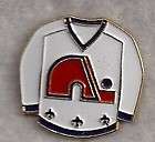 QUEBEC NORDIQUES WHITE JERSEY PIN