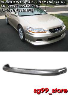 01 02 Accord 2dr OE Front Bumper Lip (Urethane)  