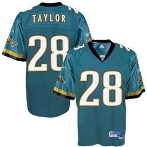 Reebok NFL Equipment Jacksonville Jaguars #28 Fred Taylor Teal Youth 