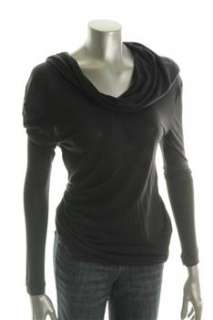 Soft Joie NEW Cowlneck Knit Top Blue Stretch Sale Misses Shirt S 
