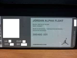 395480 001] Mens Air Jordan Alpha Float Black Silver Casual All 