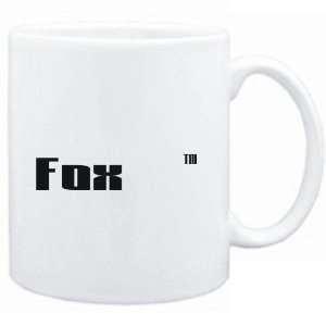  Mug White  Fox TM  Last Names