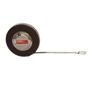 Lufkin C213D 3/8 Inch by 50 Foot Engineer Foot Anchor Chrome Clad Tape 