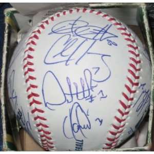   Diego Padres TEAM SIGNED Baseball Ludwick Bell   Autographed Baseballs