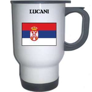 Serbia   LUCANI White Stainless Steel Mug