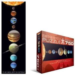  Solar System Jigsaw Puzzle (Panorama)   750 Piece Puzzle 