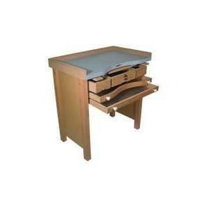 Mastercraft Hardwood Top JewelerS Workbench  Industrial 